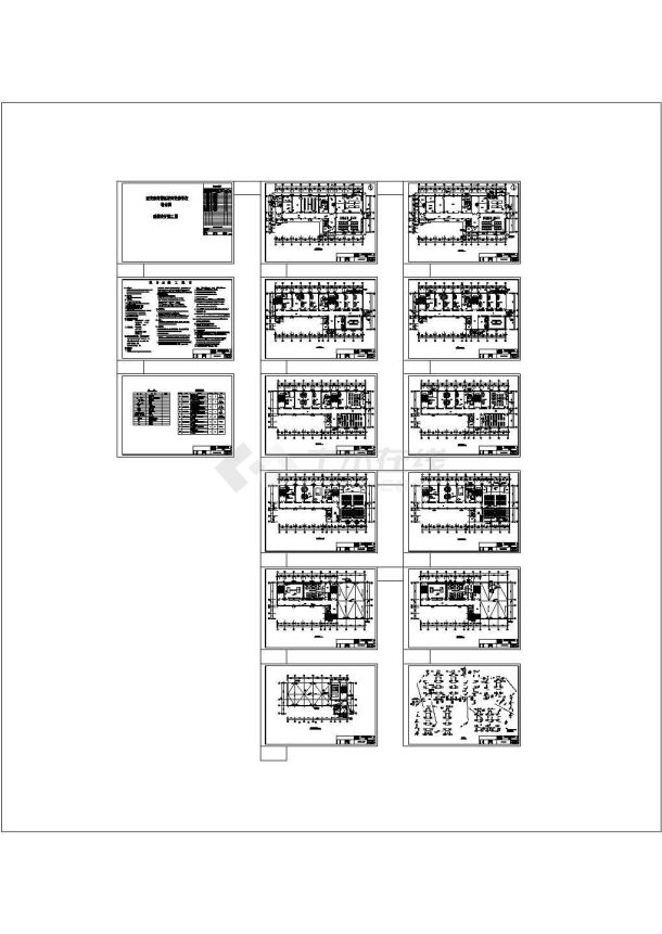 教师进修学校综合楼暖通设计施工图-图二