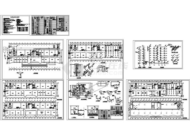 办公楼设计_某高层办公楼给排水施工方案设计图纸，8张图纸-图二