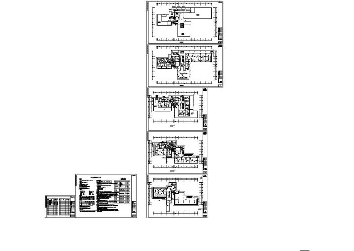 办公楼设计_佛山某4530㎡地上五层办公楼通风空调图cad施工图设计_图1