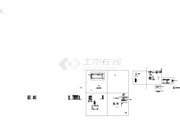 [北京]精装公寓楼标准层E型四居样板房装修图-图一
