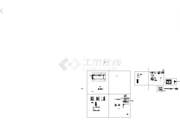 [北京]精装公寓楼标准层E型四居样板房装修图-图二