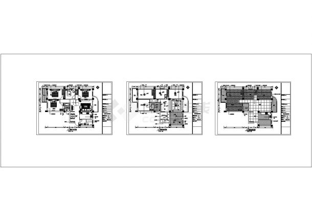 [安徽]某小区三个户型四居室方案图含效果-图一