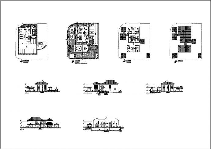 某新加坡风格豪华别墅CAD大样构造施工图_图1