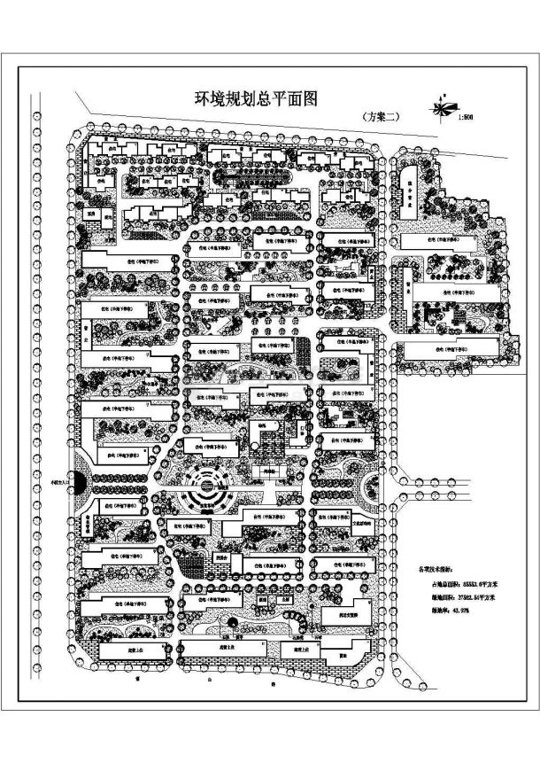 广州某小区CAD大样详细构造完整规划图-图一