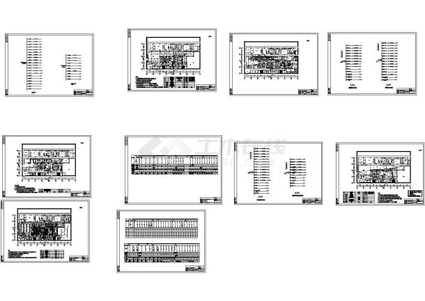 制药厂车间电气施工图Cad设计图-图二