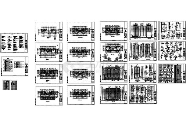 [江苏]某17层巴黎式公寓楼及会所建筑施工图-图二