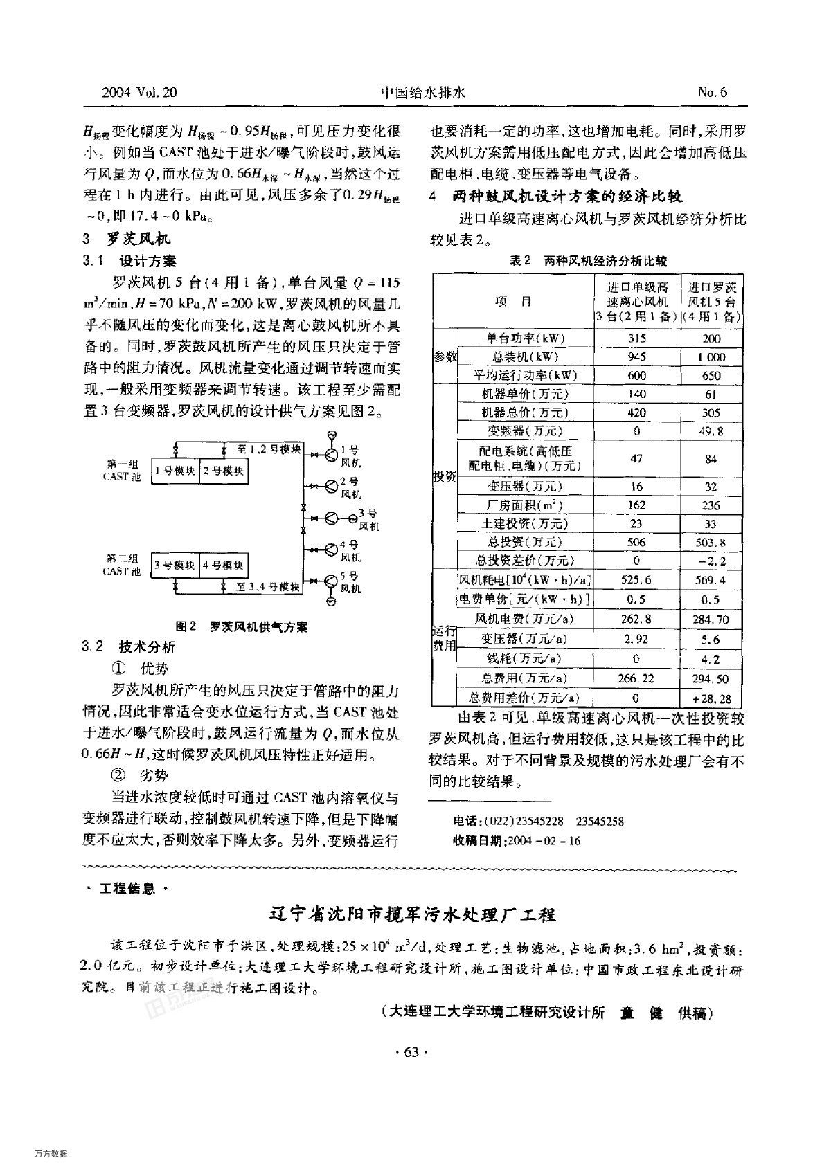 CAST工艺中的鼓风机选型问题-图二