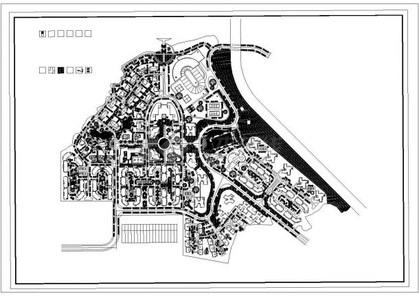 某小区详细规划CAD构造完整节点施工图-图一