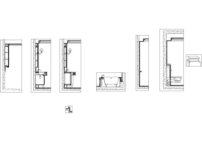 某多层框架结构公寓现代流行风格室内装修设计cad全套施工图（甲级院设计）_图1