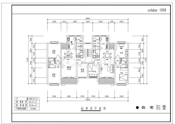 多套高档豪华别墅住宅楼建筑设计CAD施工图-图二