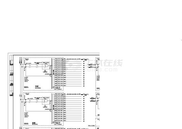 威海市某二十七层商业综合楼电气系统设计CAD施工图-图一