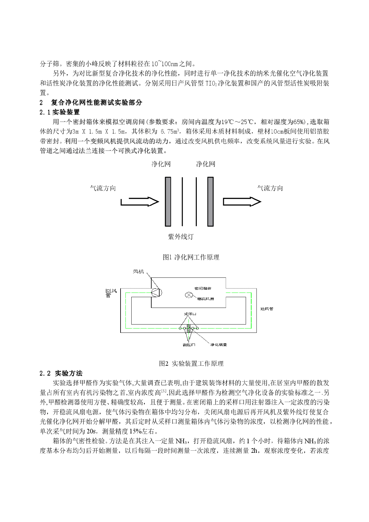 活性炭-纳米TiO2复合光催化网处理空气中微量甲醛的实验研究&#61482;-图二