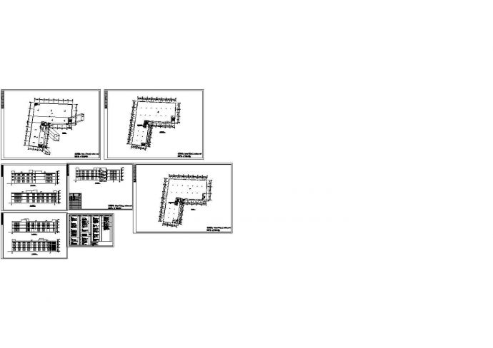 厂房设计_3层V型厂房建筑施工CAD图_图1