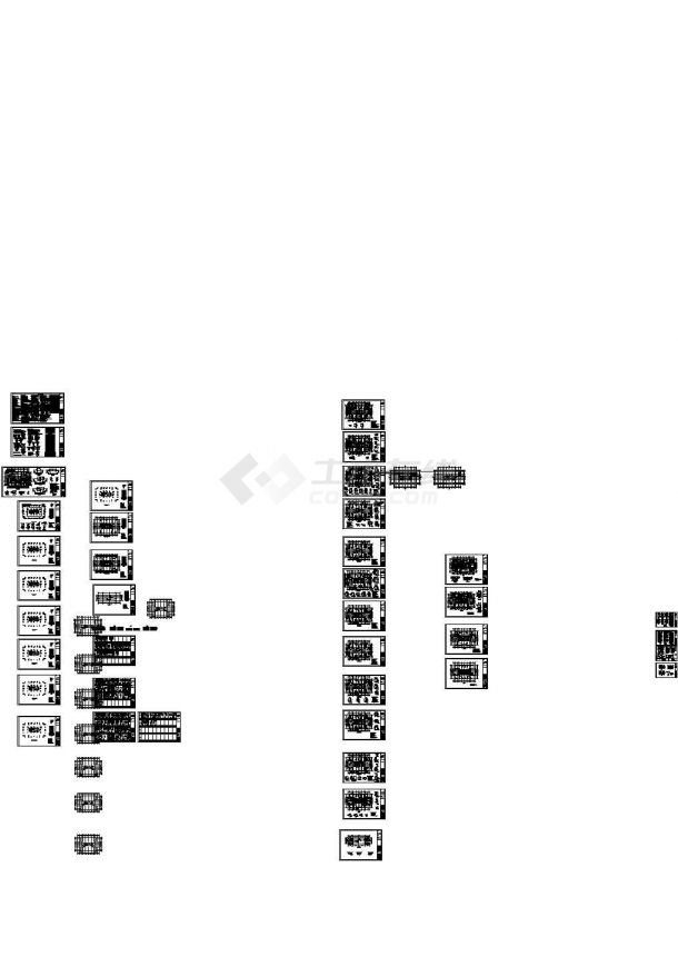 23层混凝土框架核心筒住宅结构施工图(筏板基础)，39张图纸-图一