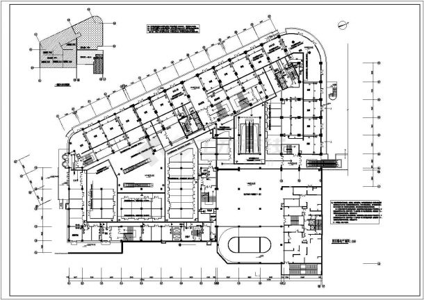 沈阳市某大型商住楼全套电气工程设计CAD施工图-图一