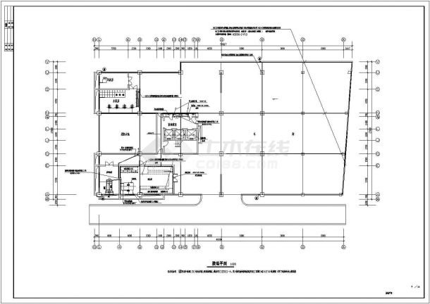 济南市某十五层商住楼电气工程设计CAD施工图-图二