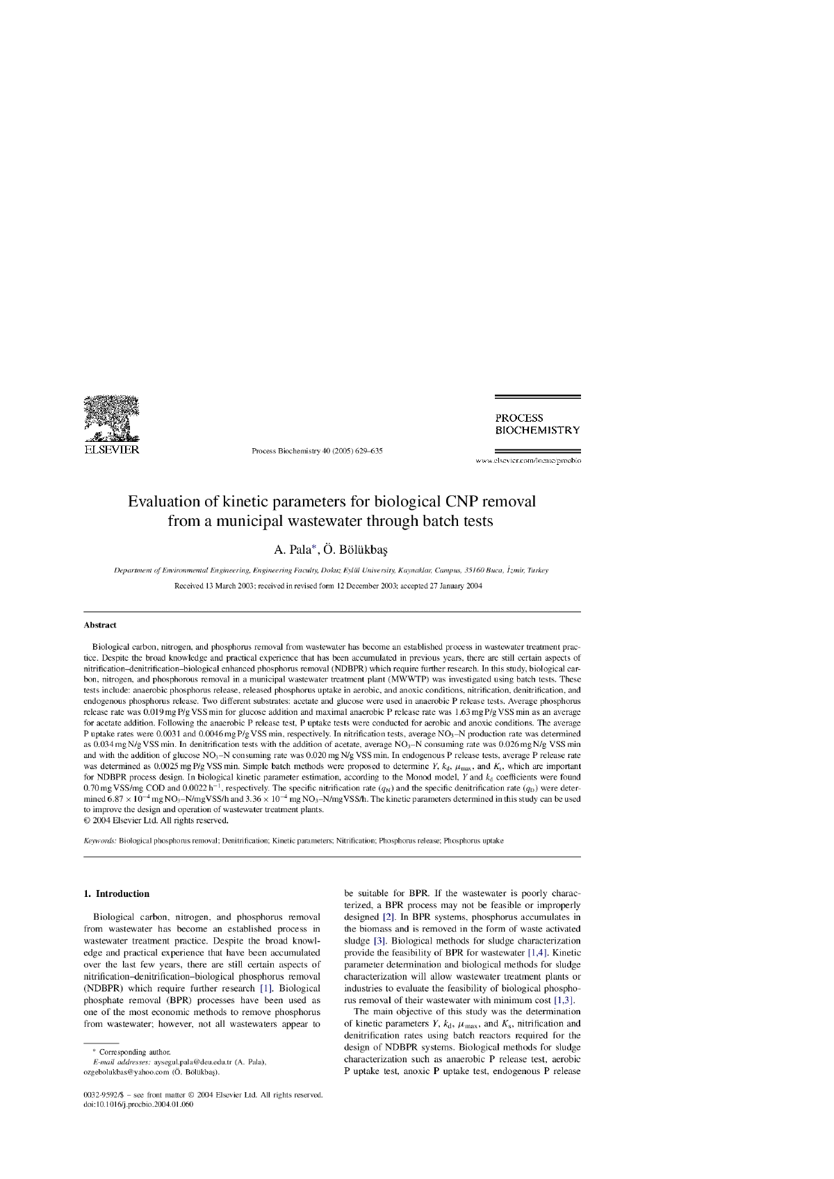 国外脱氮除磷研究（英文）（合集）