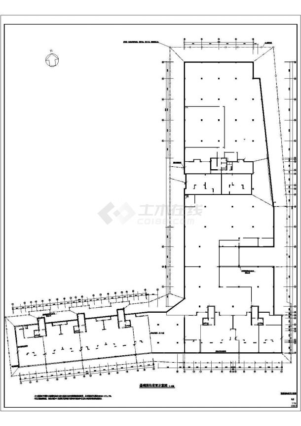 某住宅地下车库电气设计CAD全套图纸-图二