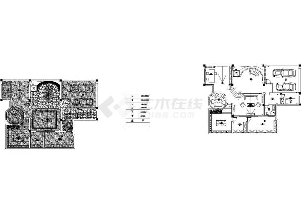 龙湾半岛多层框架结构别墅配电设计cad全套电气施工图（含设计说明）-图二