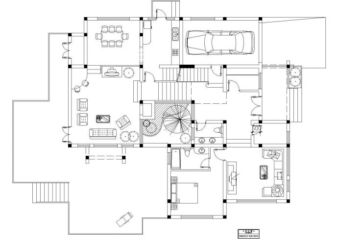 房屋建筑结构设计图CAD全套完整_图1