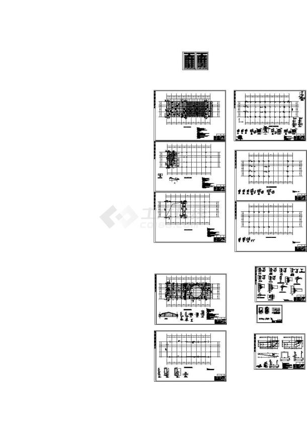 ...安庆某地标物CAD完整全套大样图详细图纸土建施工图结构-图一