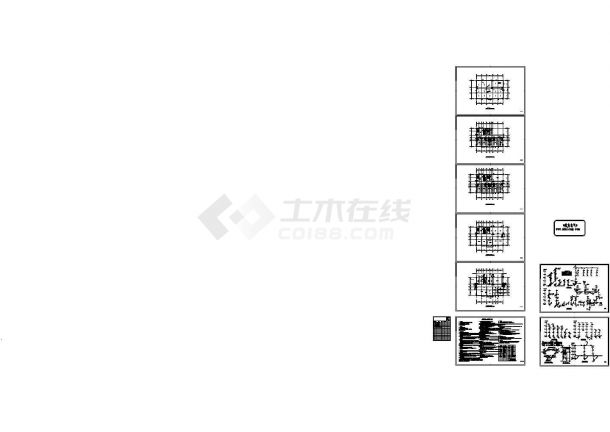 [安徽]住宅小区社区医院电气设计施工图纸62张.CAD-图二