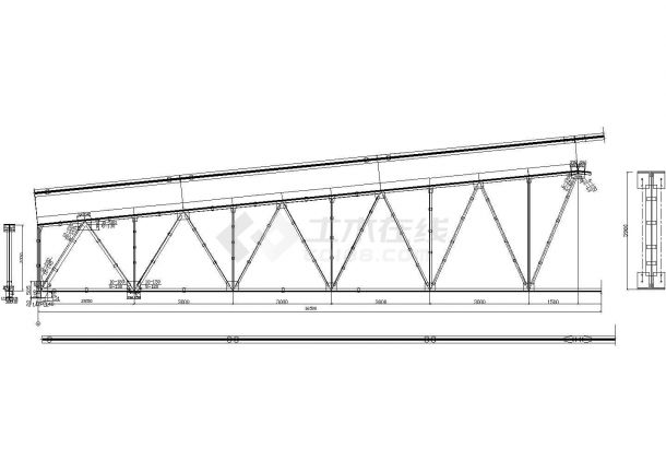 梯形钢屋架课程设计（含计算书、图纸）1张-图一