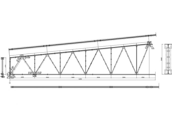 梯形钢屋架课程设计（含计算书、图纸）1张_图1