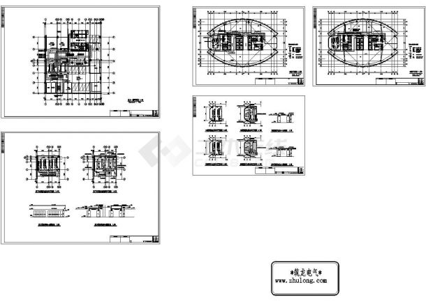 办公楼设计_[安徽]知名超高层办公楼强弱电全套施工图纸（含计算书、189米）.CAD-图一