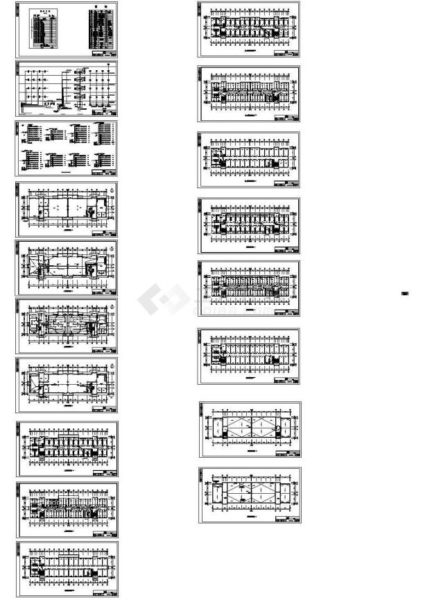 陕西某五层砖混结构职工宿舍楼电气设计cad全套施工图（含设计说明，含强电、弱电设计）-图一