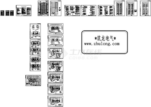 [海宁]二十八层商住楼电气设计施工图纸-图二