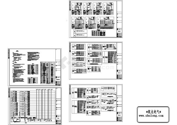 [郑州]二类20277.09㎡高层住宅楼强弱电系统全套施工图纸-图一