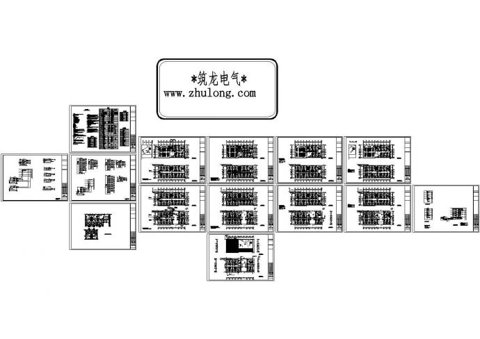 [辽宁]大型综合商业住宅楼全套电气施工图纸_图1