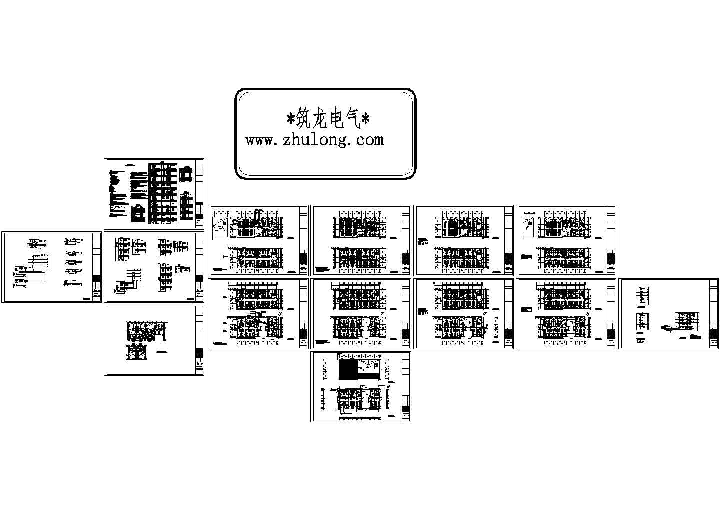 [辽宁]大型综合商业住宅楼全套电气施工图纸