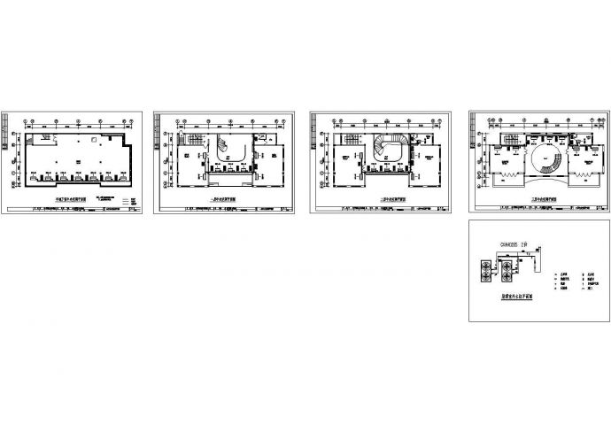 多层办公室空调平面设计CAD图_图1