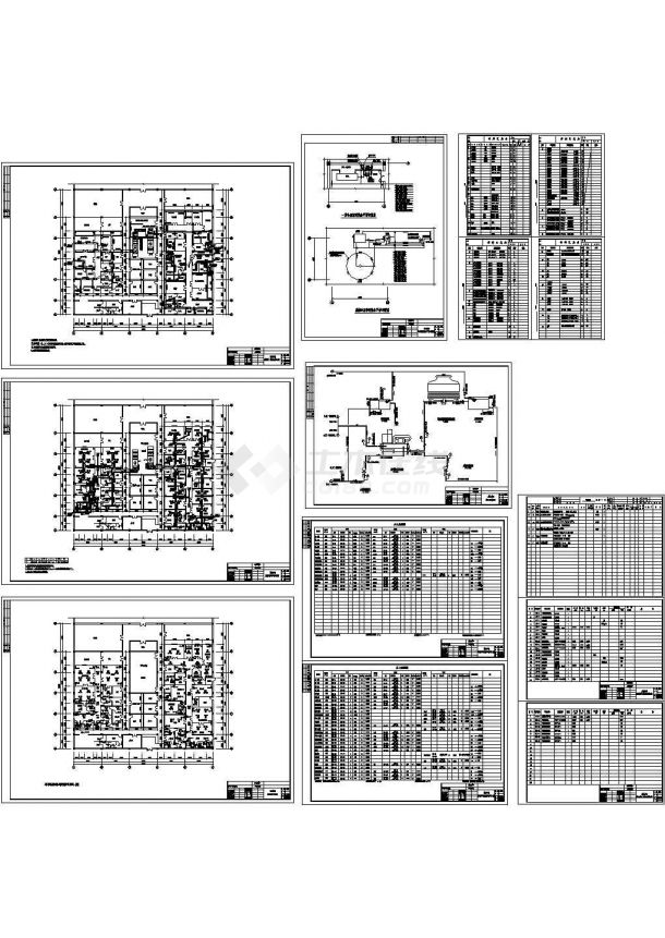 保健品厂空调设计CAD施工图纸-图一
