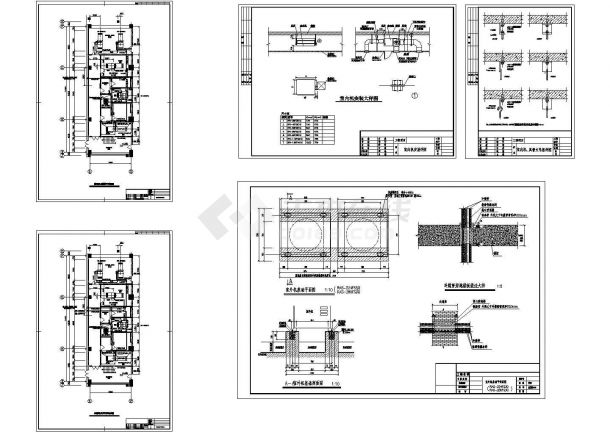 办公楼设计_厂房设计_办公楼及厂房的风机盘管cad图纸-图一