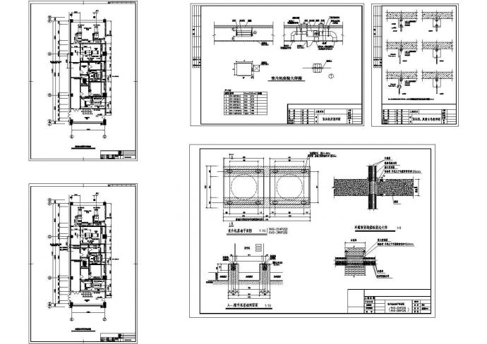 办公楼设计_厂房设计_办公楼及厂房的风机盘管cad图纸_图1