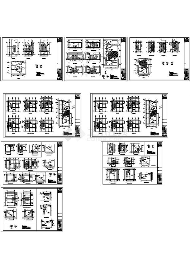 地上16_17层剪力墙结构住宅小区结构CAD施工图dwg-图二
