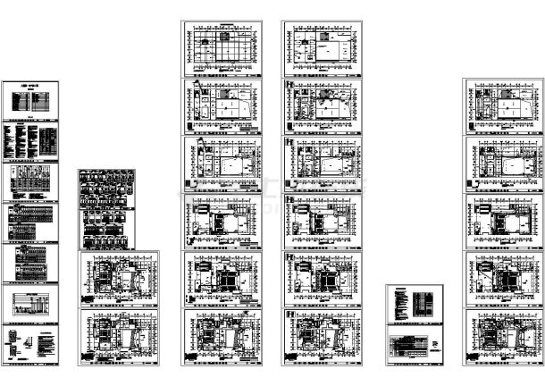湖南某大剧院全套电气设计施工图-图一