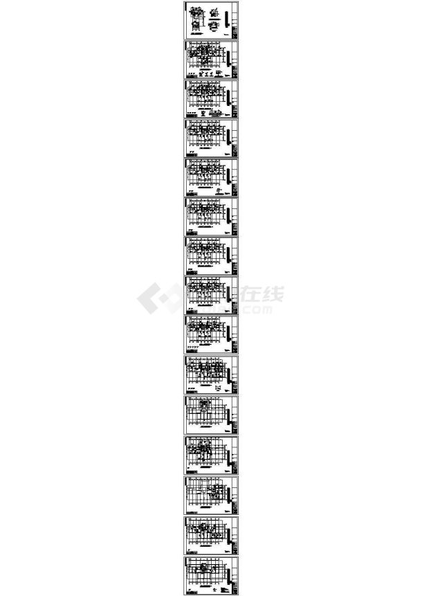 34层框支剪力墙住宅结构施工图，86张图纸-图一