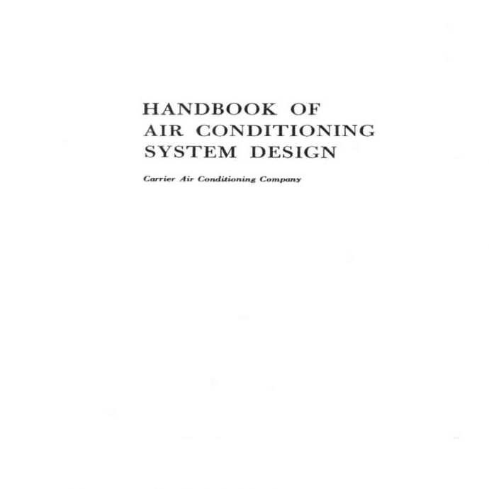 1986《Carrier空调系统设计手册》1-3_图1