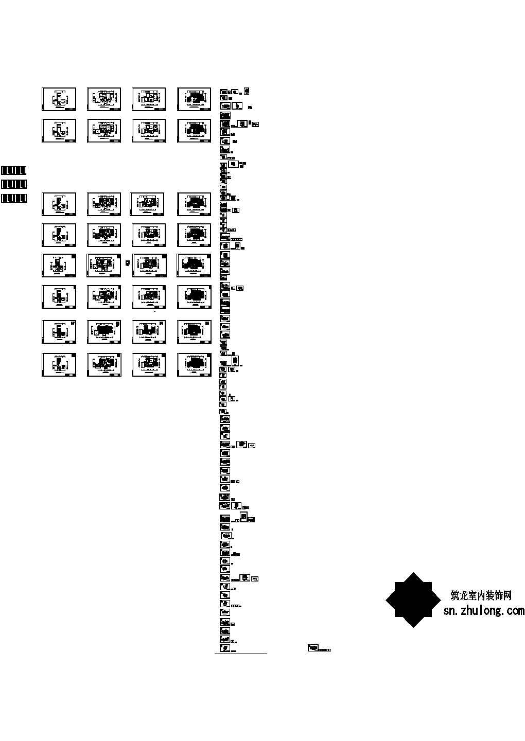 深圳豪华三层别墅新中式风格装修图