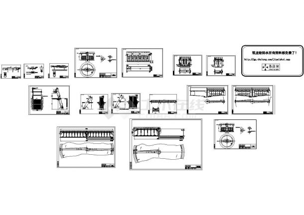 典型各种型号污水污泥处理设备设计cad全套施工图（甲级院设计，16张图）-图一