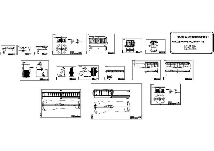 典型各种型号污水污泥处理设备设计cad全套施工图（甲级院设计，16张图）_图1