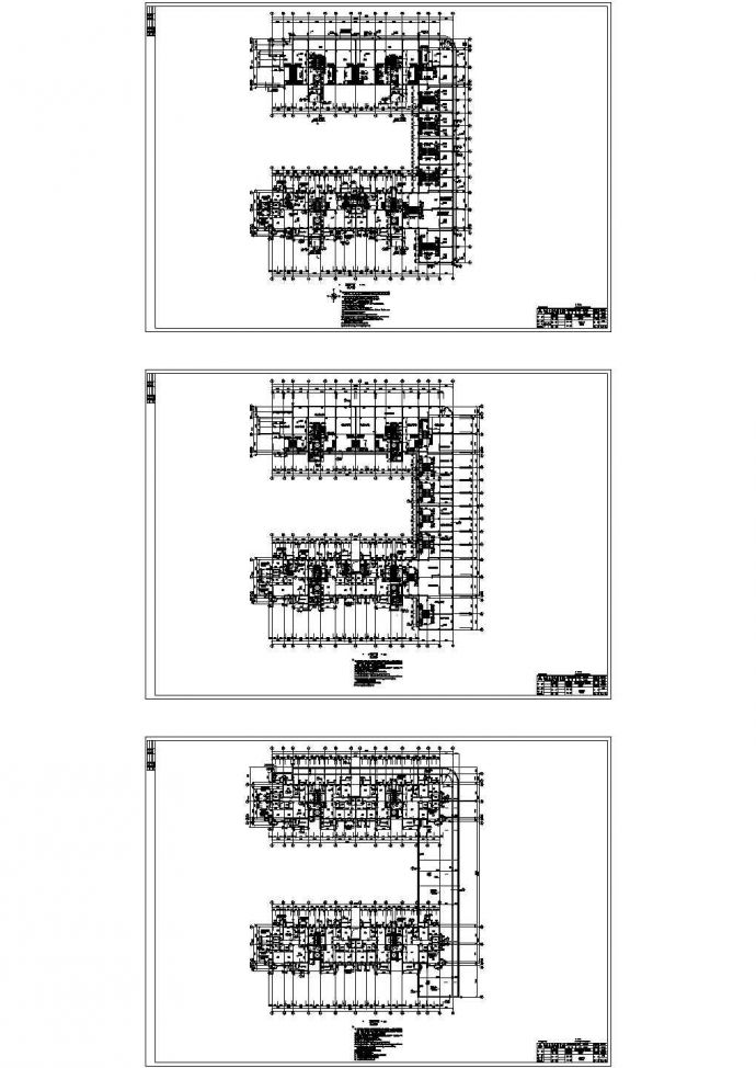 某十六层商住楼建筑施工图，CAD_图1