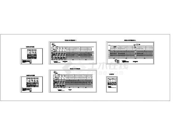 某大型纺织公司配电工程设计cad全套电气系统图（含高低压设计）-图一