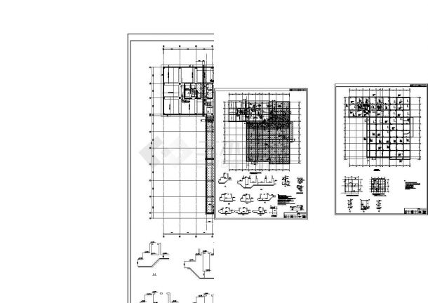办公楼设计_20层框剪结构商务办公楼结构图（筏板基础）-图二