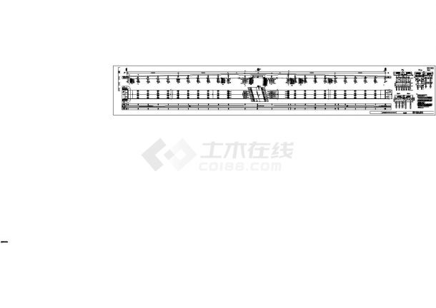 [苏州]国内最大砼连续梁桥转体设计CAD施工图（130张）-图二