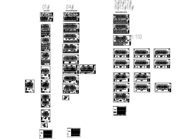 17层剪力墙结构高层住宅楼结构施工图（3种户型），21张图纸_图1